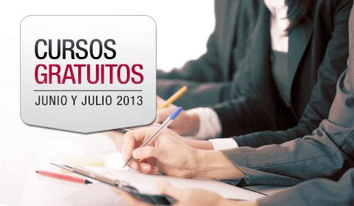 Cursos gratuitos Junio - Julio 2013